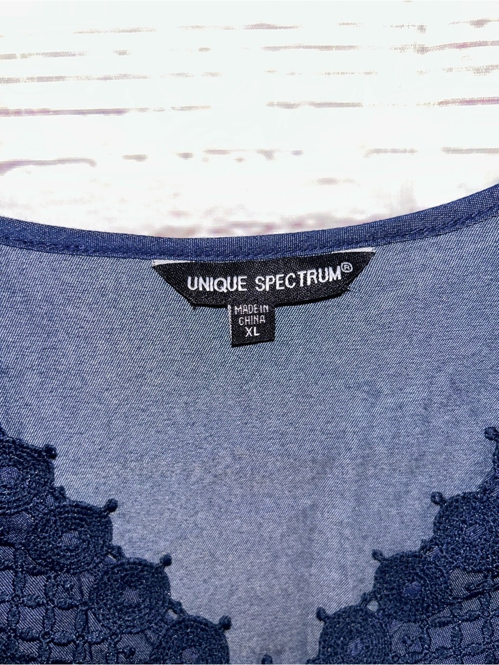 Unique Spectrum Blue Shirt - Picture 2 of 3